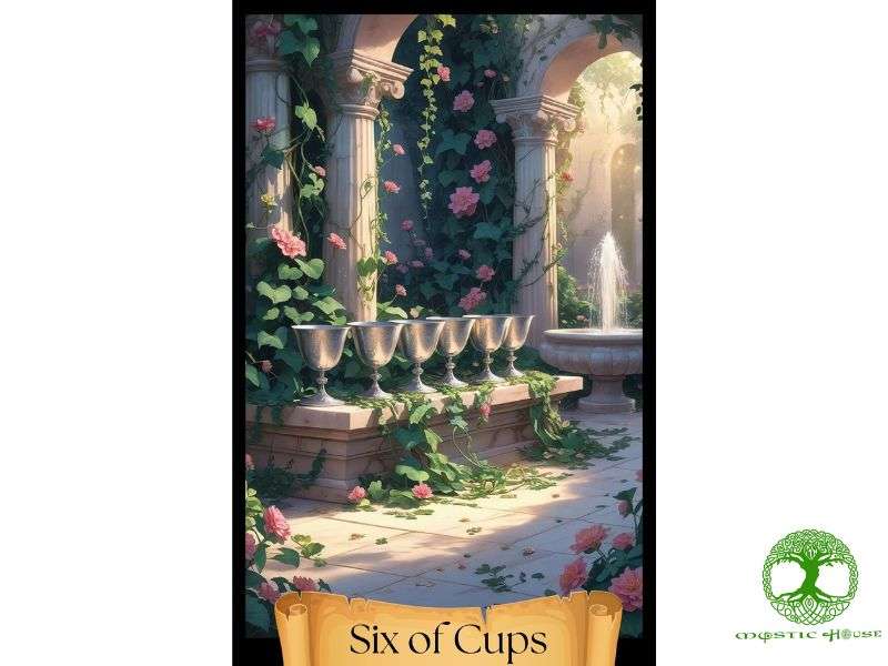 Khi kết hợp Six Of Cups với các lá bài khác