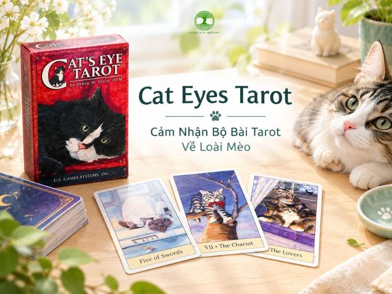 Cat Eyes Tarot – cảm nhận bộ bài tarot về loài mèo