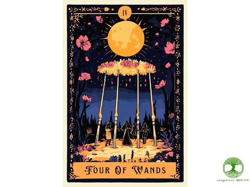 Lá bài four of wands trong công việc và sự nghiệp có ý nghĩa gì?