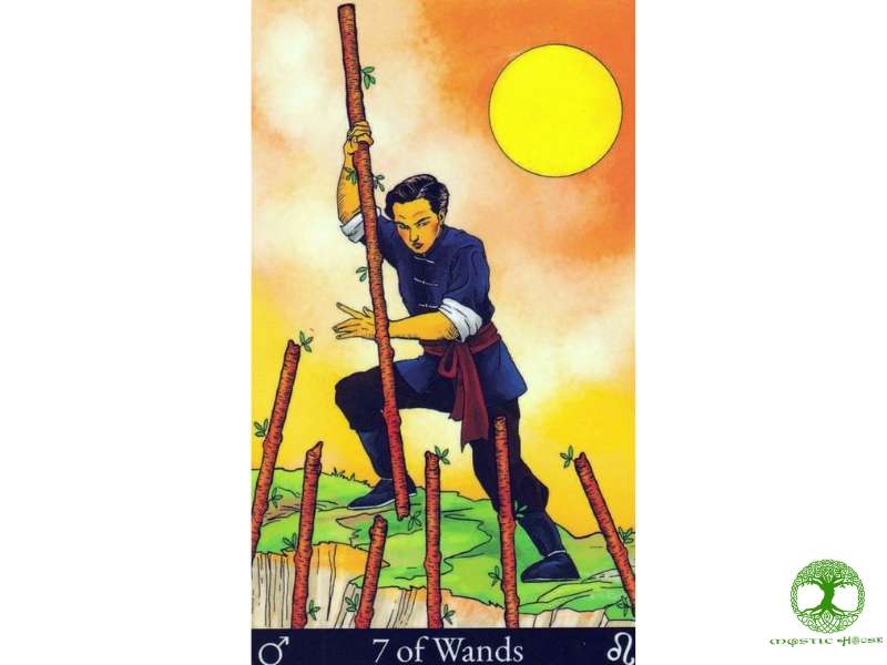 Khi seven of wands kết hợp với các lá bài khác thì sao?