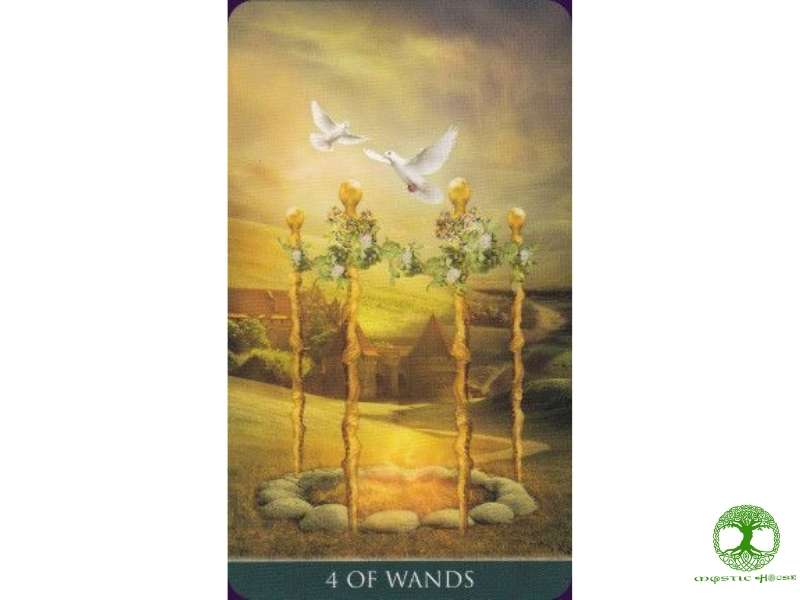 Lá bài four of wands trong tình yêu mang thông điệp gì?