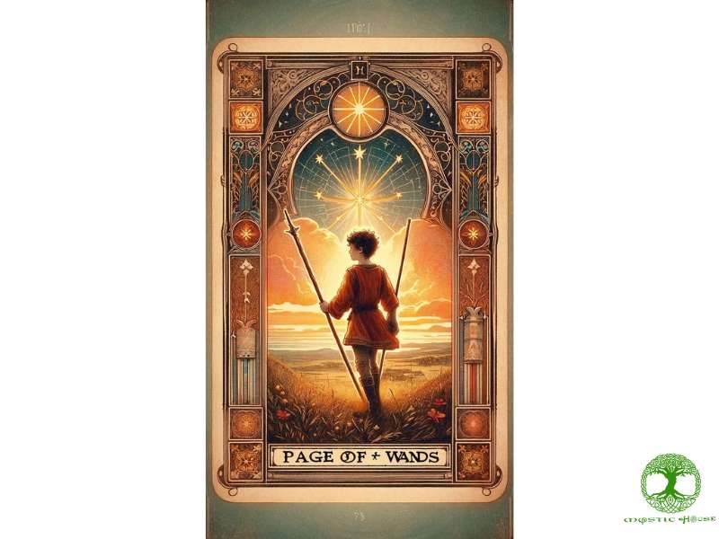 Lá bài page of wands khuyên bạn điều gì?
