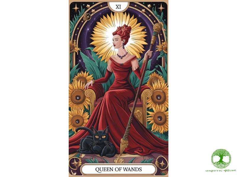 Lá bài queen of wands ngược có ý nghĩa gì?