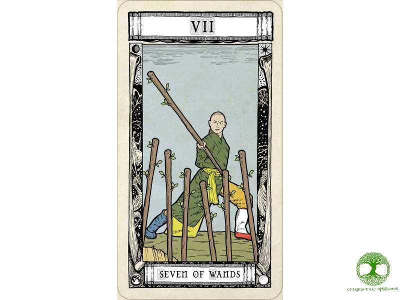 Seven of wands trong tài chính và quyết định cá nhân thể hiện điều gì?