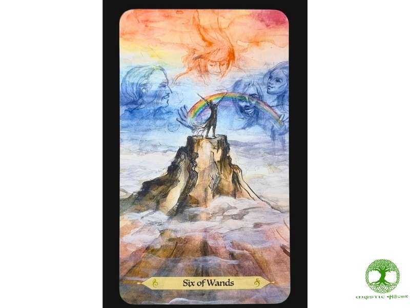 Six of wands xuôi có ý nghĩa gì?