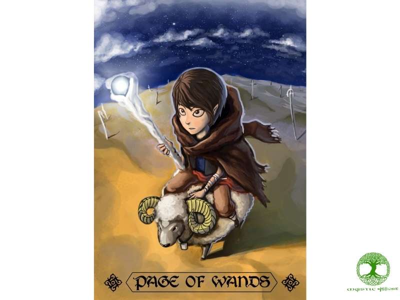 Tổng quan về lá bài page of wands