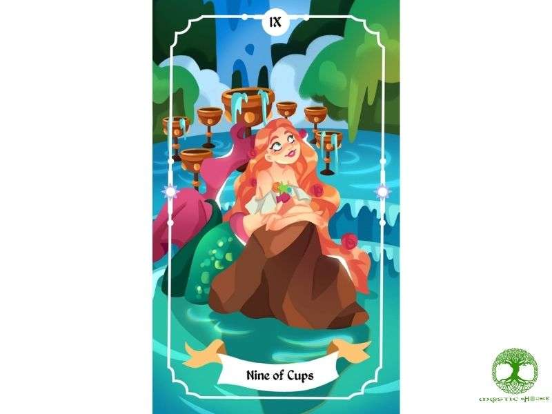 Ý nghĩa chính của nine of cups 