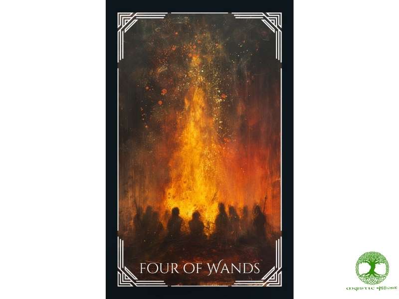 Ý nghĩa ngược của lá bài four of wands nói lên điều gì?