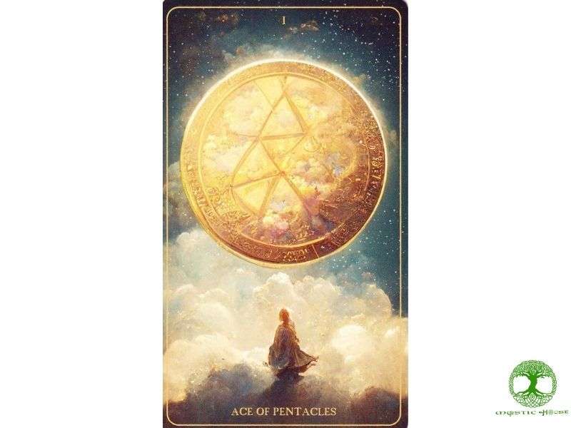 Ace of pentacles khi xuất hiện ở vị trí xuôi mang thông điệp gì?