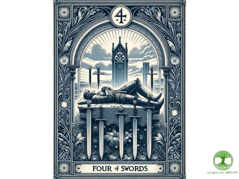 Four of swords mang thông điệp gì trong từng trải bài tarot?