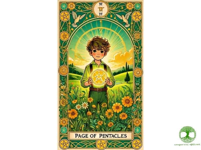 Lá bài page of pentacles ảnh hưởng thế nào đến tình yêu?