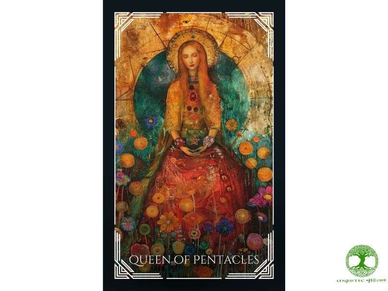 Lá bài queen of pentacles nói gì về tình yêu và các mối quan hệ?