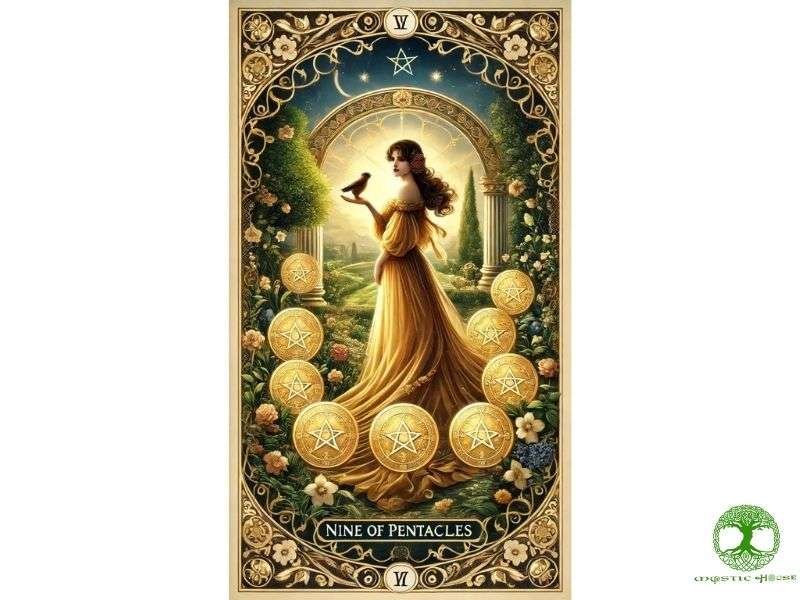 Lưu ý khi giải nghĩa lá nine of pentacles là gì?