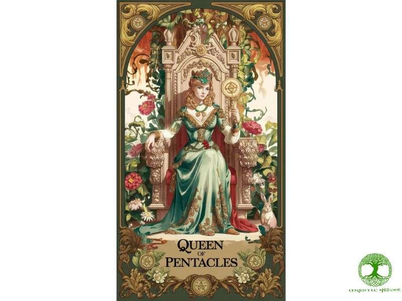 Queen of pentacles kết hợp với các lá bài khác mang ý nghĩa gì?