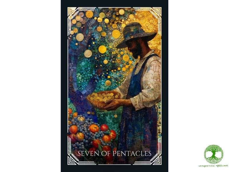 Seven of pentacles xuất hiện trong các vị trí trải bài có thông điệp gì?