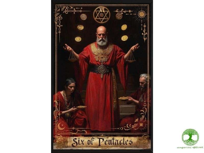 Six of pentacles kết hợp với các lá bài khác nói lên điều gì?
