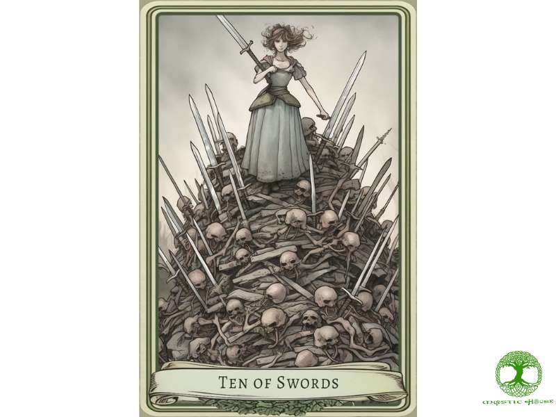 Ten of swords trong công việc và sự nghiệp có ý nghĩa gì?