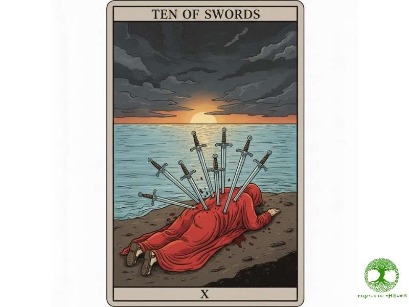 Tổng quan lá bài ten of swords