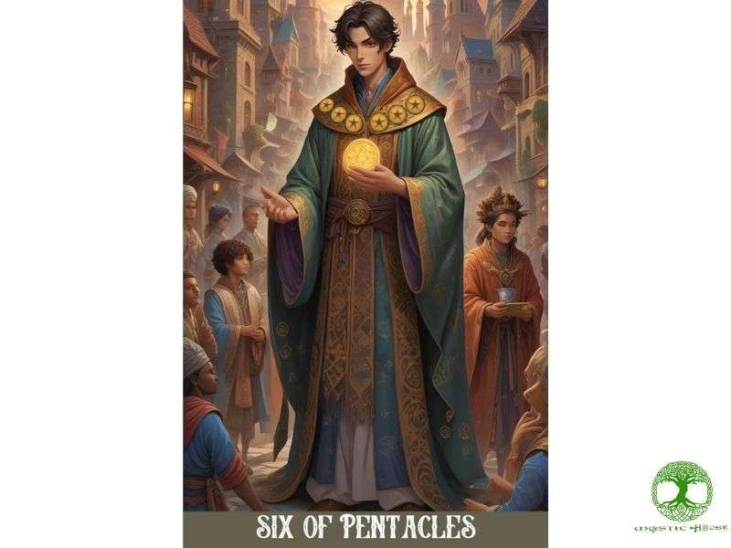 Ý nghĩa của six of pentacles khi xuất hiện xuôi là gì?