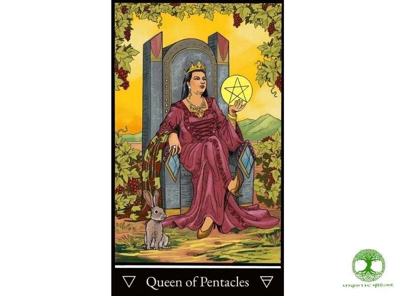 Ý nghĩa lá bài queen of pentacles khi xuất hiện ở vị trí ngược là gì?
