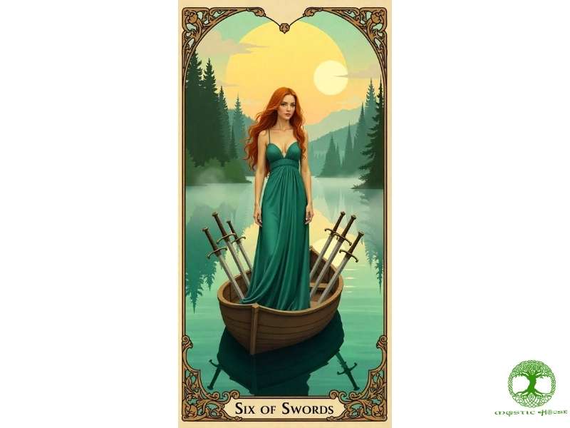Ý nghĩa lá bài six of swords khi rút ngược là gì?