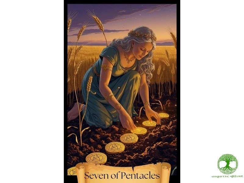 Ý nghĩa lá seven of pentacles: xuôi và ngược nói lên điều gì?