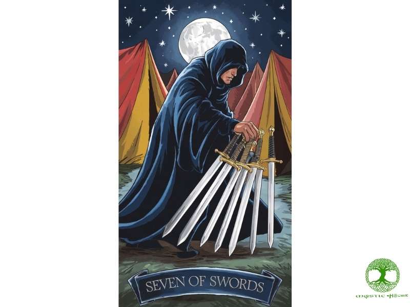 Ý nghĩa ngược của seven of swords cảnh báo điều gì?