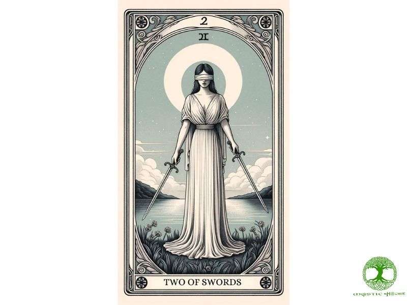 Ý nghĩa two of swords khi xuất hiện xuôi là gì?