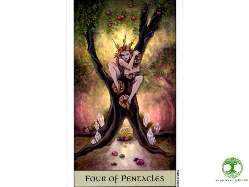 Ý nghĩa xuôi của four of pentacles là gì?
