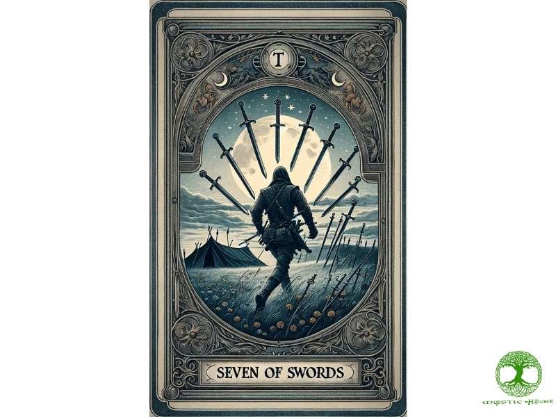 Ý nghĩa xuôi của seven of swords nói lên điều gì?