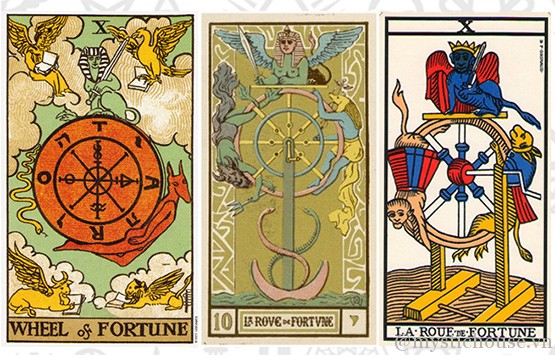 Ý nghĩa lá bài Tarot The Wheel of Fortune