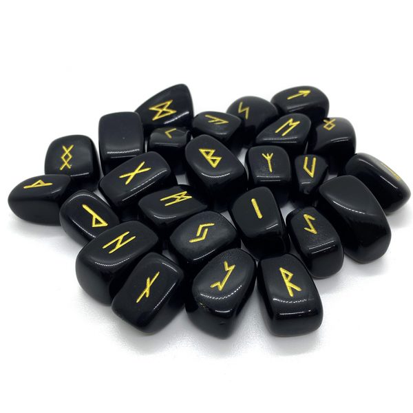 Runes Black Obsidian 1