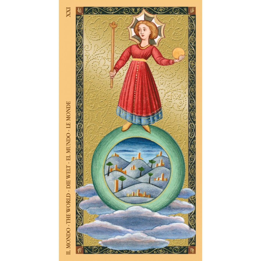Golden Tarot of Renaissance (Estensi Tarot) 11