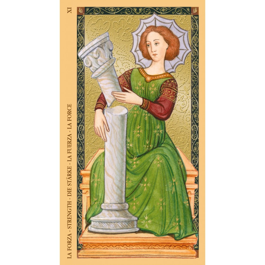 Golden Tarot of Renaissance (Estensi Tarot) 8