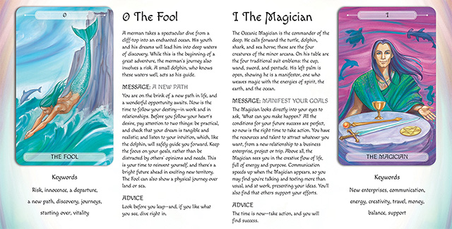 Sách hướng dẫn 78 lá bài Oceanic Tarot