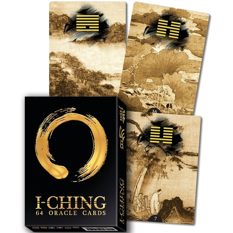 I-Ching Oriental Tarot Deck Cards by Paul Iki, Chinese Yi-King Oracle, Fortune Telling, Psychological and Divination