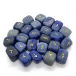 Bộ Đá Runes Blue Aventurine 1