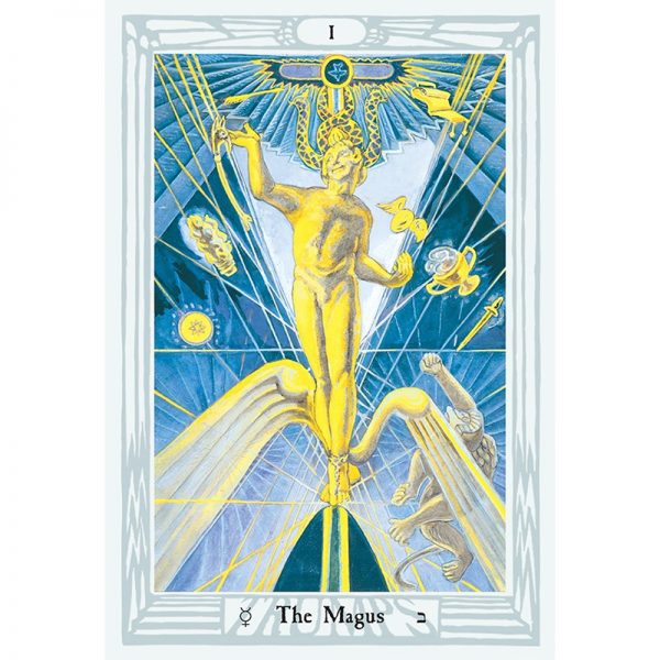 Crowley Tarot Deck and Book Gift set 3