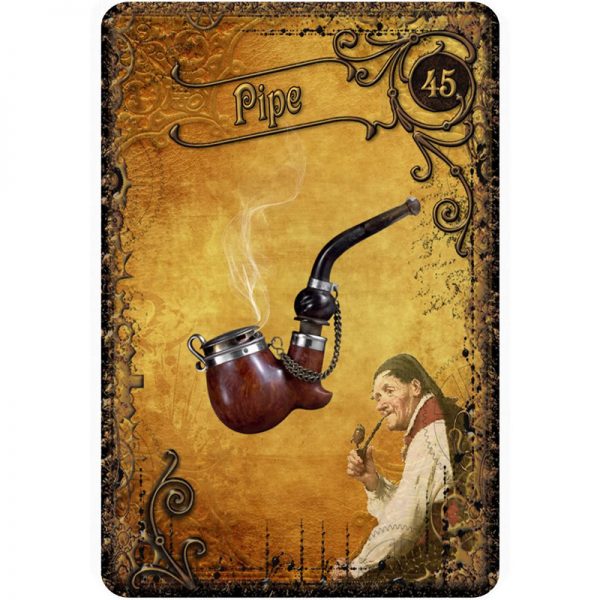Steampunk Tea Leaf Fortune Telling Cards 2