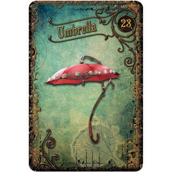 Steampunk Tea Leaf Fortune Telling Cards 6