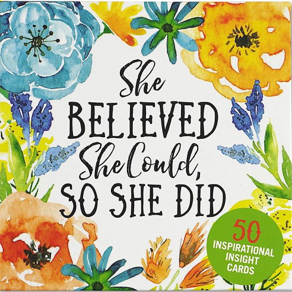 She Believed She Could So She Did Insight Cards 1