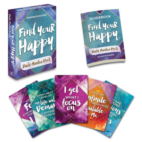 Find Your Happy Daily Mantra Deck 8