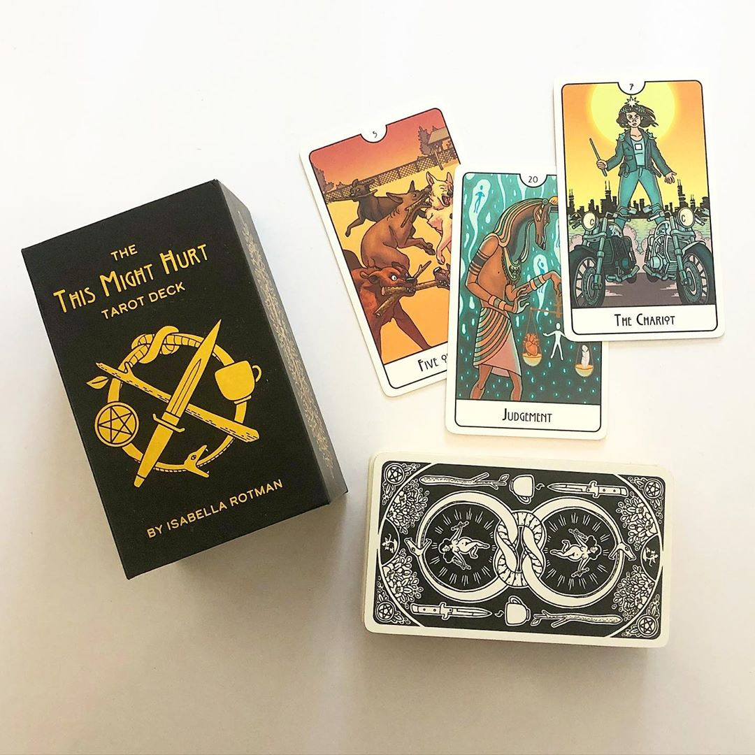 The This Might Hurt Tarot Guidebook by Isabella Rotman