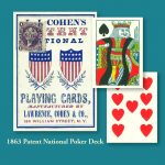 1863 Patent National Poker Deck 8