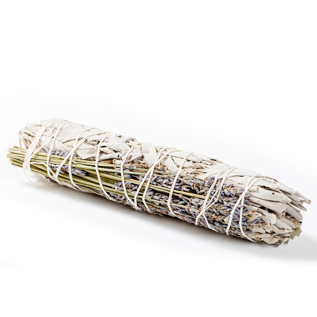 Xô Trắng Oải Hương - White Sage & Lavender (Bó 10 - 12 cm) 32