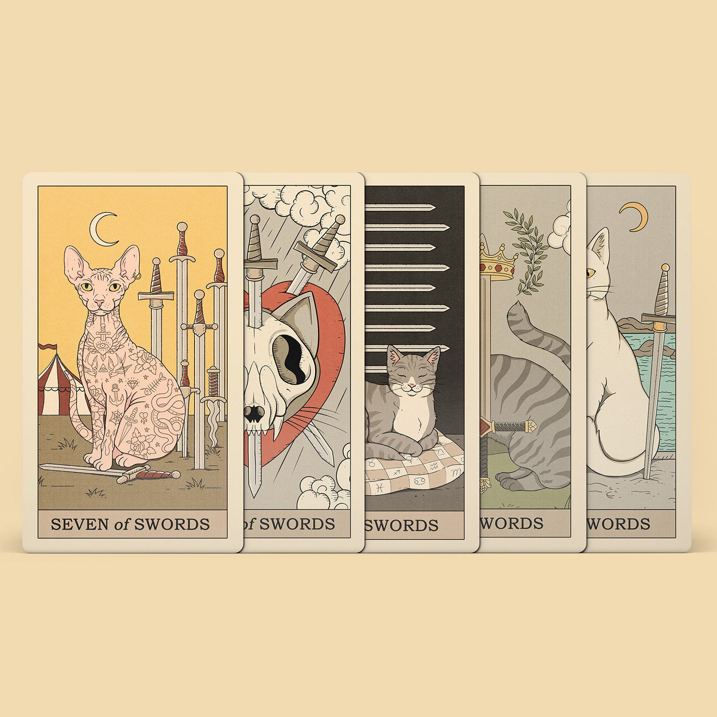 Cat Ruling Earth Bộ Bài Cats Rule the Earth Tarot - Mèo Thống Trị Thế Giới