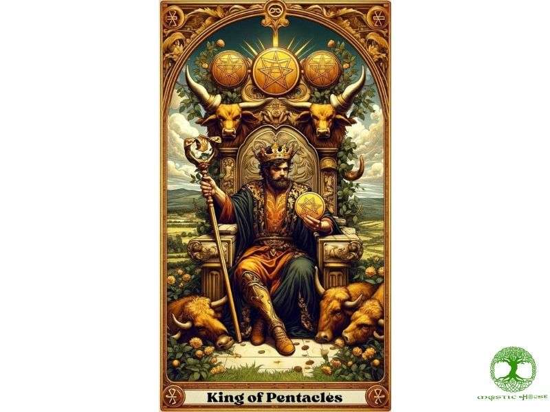 Tổng quan lá bài king of pentacles