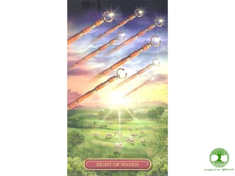 Tổng quan về lá bài eight of wands