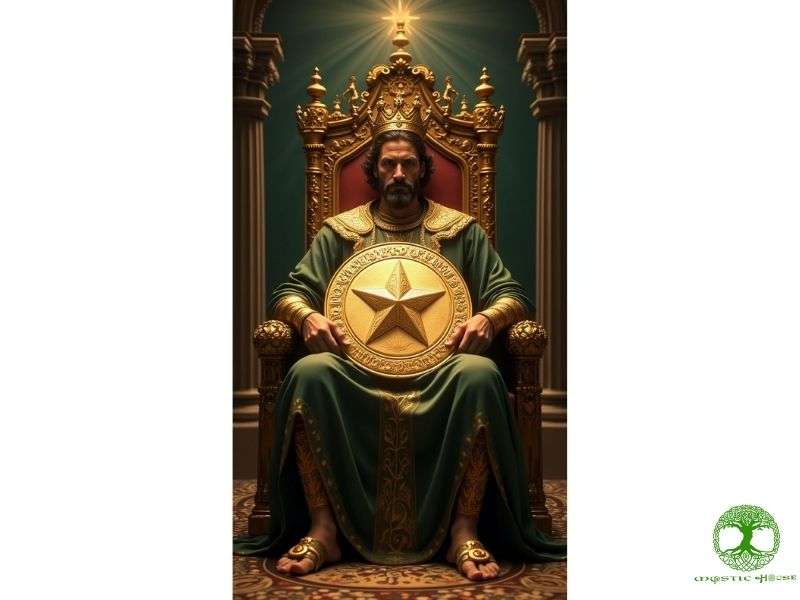 Ý nghĩa lá bài king of pentacles khi xuất hiện ngược là gì?