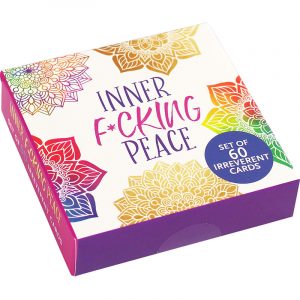 Inner Fucking Peace Motivational Card Deck 12